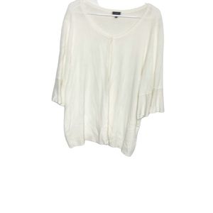 Talbots ivory cream lightweight cardigan size 3X petite